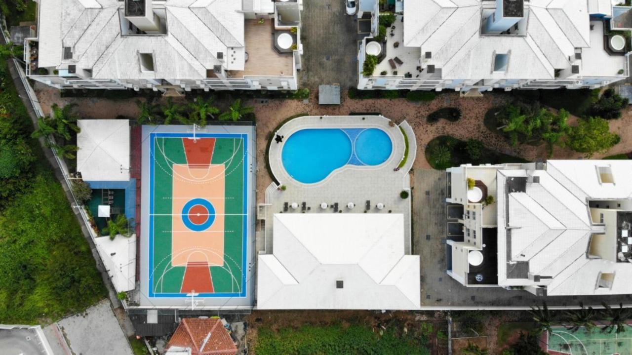 Florianópolis Villa Giardino - Condominio De Frente Para O Mar - Piscina, Quadra Esportiva, Churrasqueira - 5 Pessoas מראה חיצוני תמונה